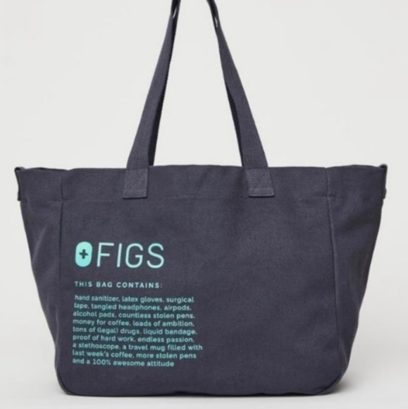 Figs Bags New Figs Grey Tote Bag Nursing Nurse Carry All Over The